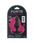 Forto F-78 Pointee Silicone Anal Plug Small Black