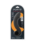 Forto F-19 Silicone Anal Plug Black
