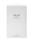 LELO HEX Original Lubricated Latex Condoms 12-Pack