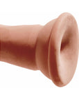 King Cock Plus 7 in. Triple Density Cock Realistic Dildo With Suction Cup Tan
