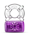 Play with Me Pleaser Rechargeable Vibrating C-Ring Purple