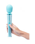 Le Wand All That Glimmers Petite Rechargeable Vibrating Massager Special Edition Set Light Blue
