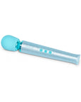 Le Wand All That Glimmers Petite Rechargeable Vibrating Massager Special Edition Set Light Blue