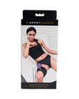 Sportsheets Dual Penetration Thigh Strap-On Harness Black