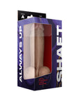 Shaft Model A: 8.5 in. Dual Density Silicone Dildo with Balls Pine