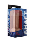 Shaft Model C: 7.5 in. Dual Density Silicone Dildo with Balls Pine