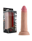 Shaft Model J: 6.5 in. Dual Density Silicone Dildo Pine