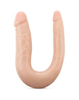 Dr. Skin Mini Double Dong Realistic 12 in. Dual-Ended Dildo Beige