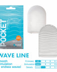 Tenga Pocket Masturbator Sleeve Wavy Line