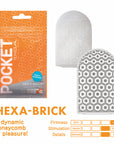 Tenga Pocket Masturbator Sleeve Hexa Brick