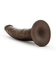 Dr. Skin Glide Realistic 7.5 in. Self-Lubricating Dildo Brown