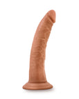 Dr. Skin Glide Realistic 7.5 in. Self-Lubricating Dildo Tan