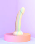 Love to Love Dildolls Fantasia Glow-in-the-Dark 7 in. Silicone Dildo Pastels