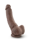 Coverboy The Mechanic Realistic 9 in. Dildo with Balls Brown
