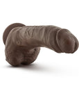 Coverboy The Mechanic Realistic 9 in. Dildo with Balls Brown