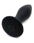 Fifty Shades of Grey Sensation Rechargeable Silicone Vibrating Butt Plug Black