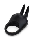 Fifty Shades of Grey Sensation Rechargeable Silicone Vibrating Rabbit Love Ring Black
