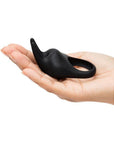 Fifty Shades of Grey Sensation Rechargeable Silicone Vibrating Rabbit Love Ring Black