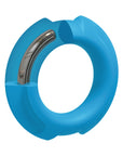 OptiMALE FlexiSteel Silicone, Metal Core Cock Ring 35 mm Blue