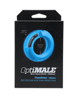 OptiMALE FlexiSteel Silicone, Metal Core Cock Ring 35 mm Blue