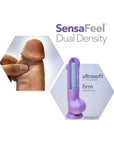 Au Naturel Daddy 14 in. Posable Dual Density Dildo with Balls Tan