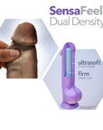 Au Naturel Jack 7 in. Posable Dual Density Dildo Brown