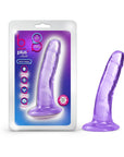 B Yours Plus Hard n' Happy 5 in. Dildo Purple