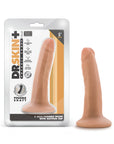 Dr. Skin Plus Realistic 5 in. Triple Density Posable Dildo Beige