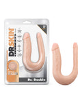 Dr. Skin Silicone Dr. Double Realistic 12 in. Dual-Ended Dildo Beige