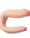 Dr. Skin Silicone Dr. Double Realistic 12 in. Dual-Ended Dildo Beige