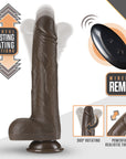 Dr. Skin Dr. Murphy 8 in. Thrusting & Gyrating Dildo with Remote Control Brown