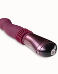 Temptasia Trixie Rechargeable 10 in. Silicone Thrusting Dildo Wine