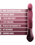 Temptasia Trixie Rechargeable 10 in. Silicone Thrusting Dildo Wine