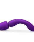 Wellness Dual Sense Rechargeable Silicone Dual Ended G-Spot & Wand Vibrator Purple