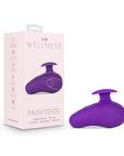 Wellness Palm Sense Rechargeable Silicone Vibrator Purple