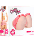 CutiePies Cheerleader Cherry Doggystyle Dual Entry Vagina & Ass Masturbator Beige