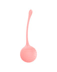 Luv Inc Kg88 Kegel Balls Ribbed Silicone 2-Piece Set Light Pink