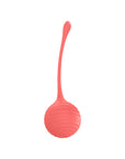 Luv Inc Kg88 Kegel Balls Ribbed Silicone 2-Piece Set Coral