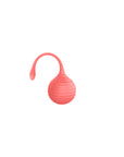 Luv Inc Kg88 Kegel Balls Ribbed Silicone 2-Piece Set Coral