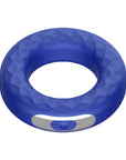 Forto F-15 Rechargeable Silicone Vibrating Cockring Blue