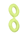 Forto F-81 Liquid Silicone Cock & Ball Double Ring Medium Glow