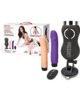 Lux Fetish Rechargeable Thrusting Compact Sex Machine with Remote Control