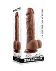 Evolved Realistic 8 in. Dildo With Balls Brown