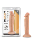 Dr. Skin Plus Realistic 6 in. Triple Density Posable Dildo Beige