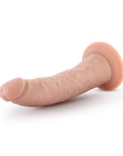 Dr. Skin Plus Realistic 7 in. Triple Density Posable Dildo Beige