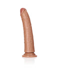 RealRock Realistic 7 in. Slim Dildo With Suction Cup Tan