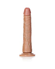 RealRock Realistic 8 in. Slim Dildo With Suction Cup Tan