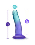 B Yours Morning Dew 5 in. Dildo Sapphire