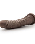 Dr. Skin Plus Realistic 9 in. Triple Density Posable Dildo Brown