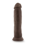 Dr. Skin Plus Thick 9 in. Triple Density Posable Dildo Brown